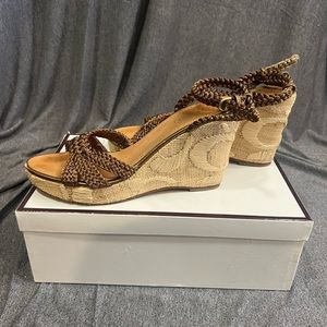 Coach wedges size 8.5